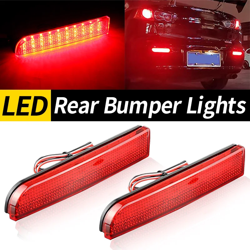 Комплект светодиодных отражателей заднего бампера и противотуманных фар для