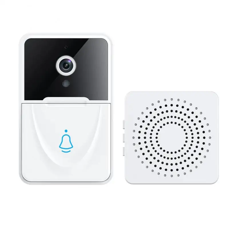 

No Punching Walkie-talkie Voice Change Long Standby Wireless Doorbell Night Vision Waterproof Ip65 Visual Doorbell Wifi Wireless