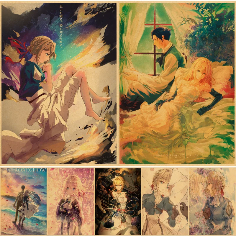 

Violet Evergarden Wall posters poster vintage Wall posters obraz painting affiche murale house painting paper poster vintage