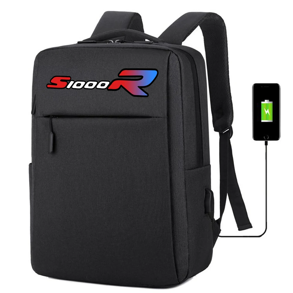 FOR BMW S1000R S1000RR S1000XR New Waterproof backpack with USB charging bag Men's business travel backpack