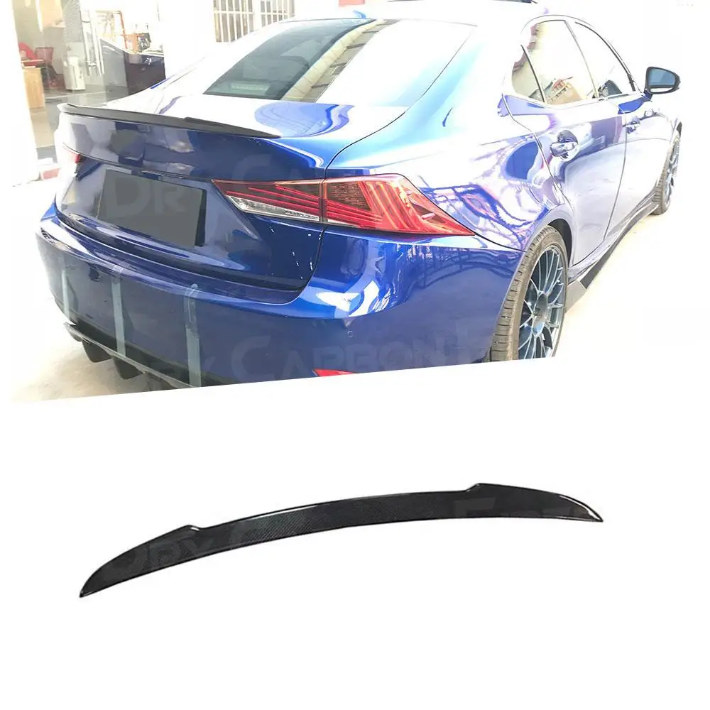 

Carbon Fiber Rear Spoiler for Lexus IS200 IS250 IS300 IS350 IS F Sport Sedan 4 Door 2013-2018 Duckbill Rear Trunk Wing Spoiler