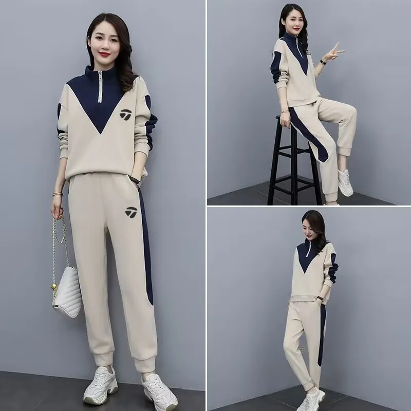 

Two Piece Set Golf Suit Women's Golf Wear Autumn 2023 High End Women's Golf Clothes Womens pants Tennis tops golf clothing women