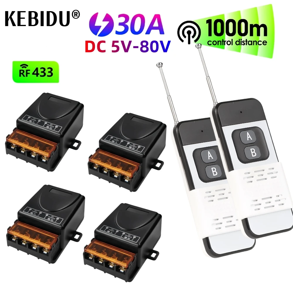 Беспроводной пульт дистанционного управления для мотоцикла 433 МГц 12 В 72 30 А