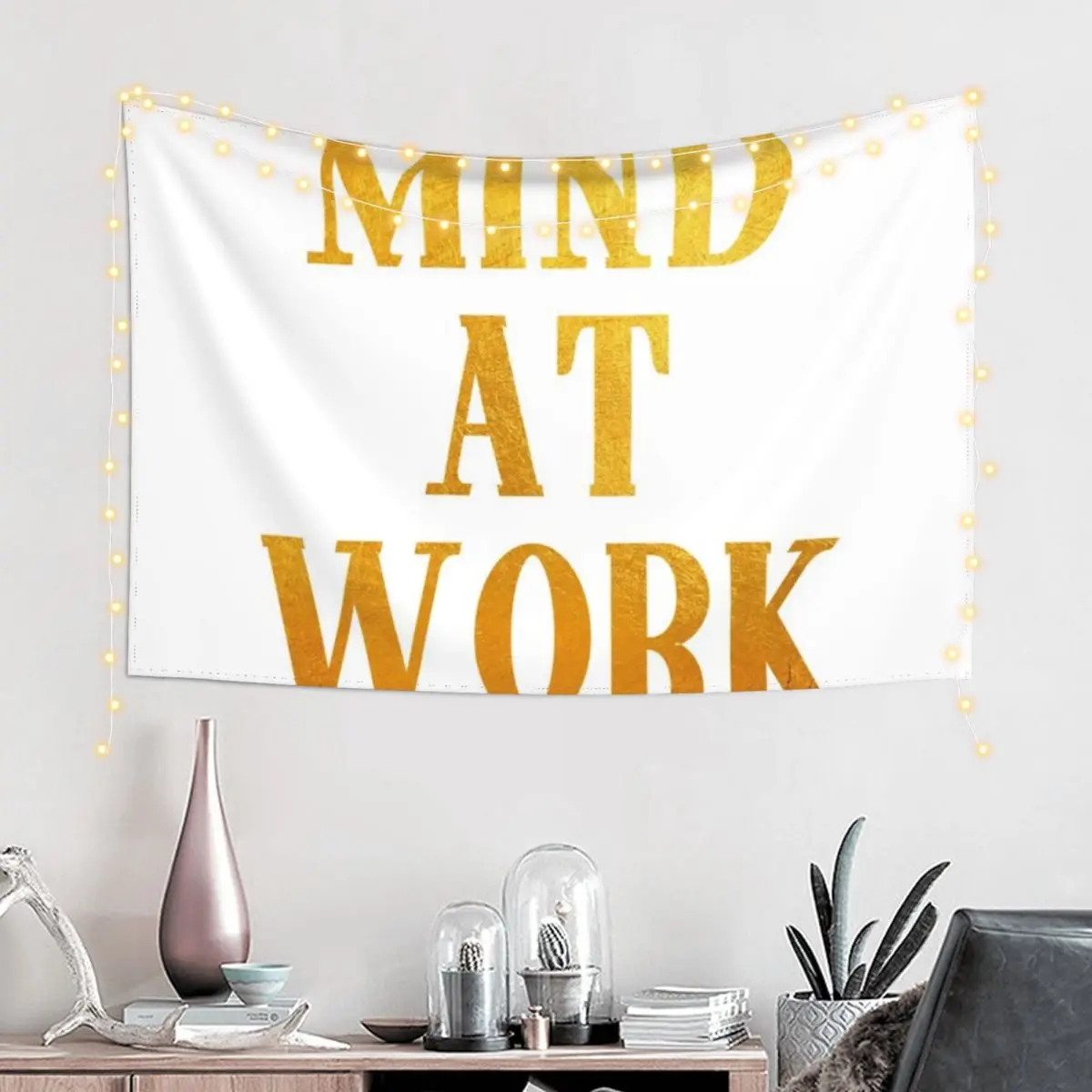 Разум на работе вдохновленный Анжелика Шайлер из Гамильтона гобелен роскошное