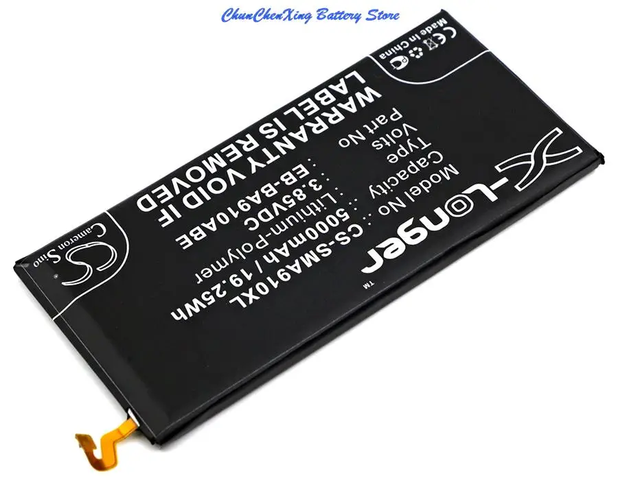 Аккумулятор Cameron Sino емкостью 5000 мАч EB-BA910ABE для Samsung Galaxy A9 Pro 2016 Duos TD-LTE SM-A9100 SM-A910F/DS