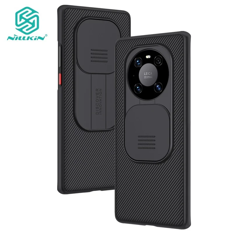 

Nillkin CamShield Case For Huawei Mate 40 Pro Luxury Scrub Hard PC Back Cover With Camera Black Slide Mirror Privacy Protection