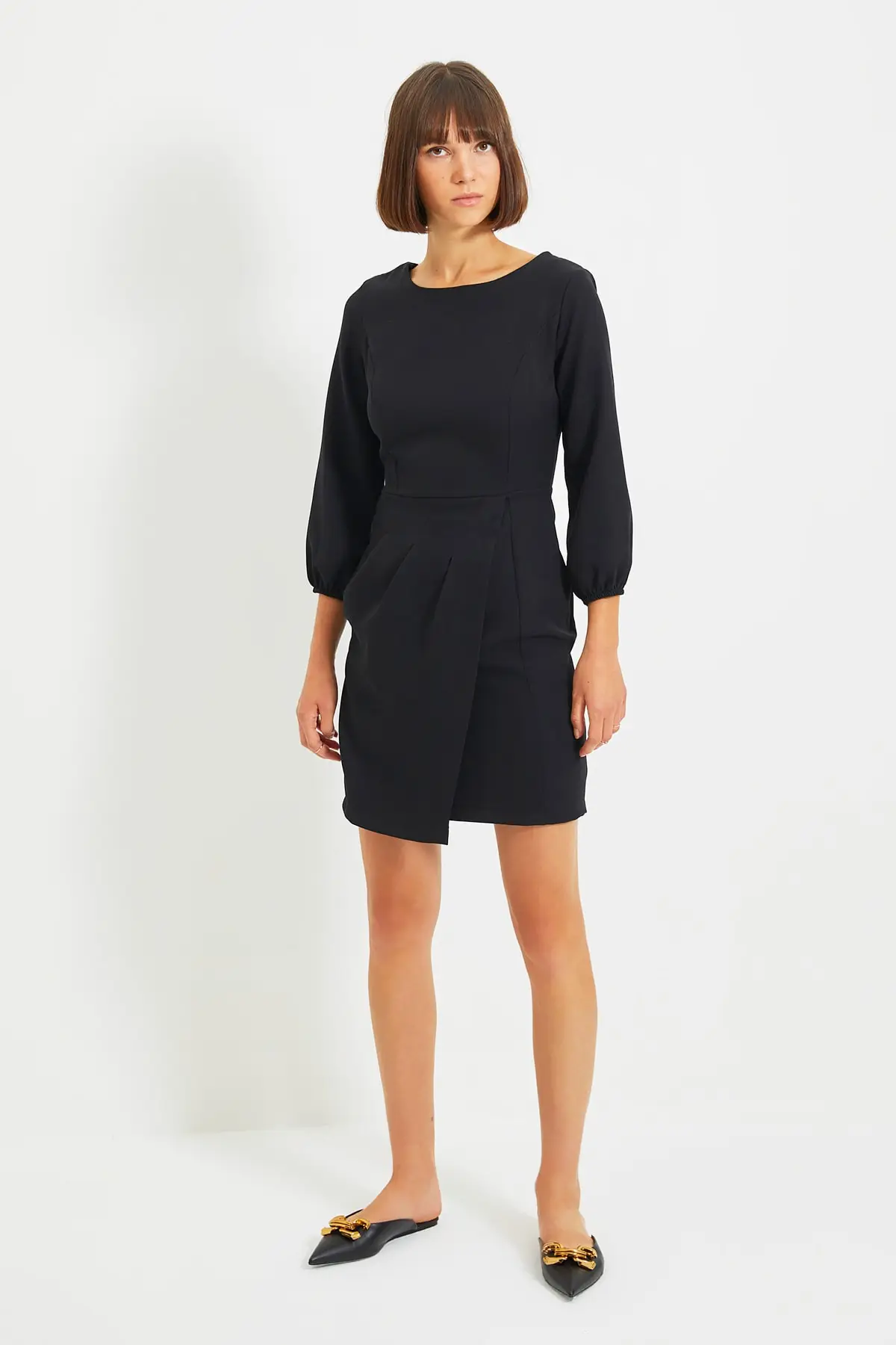 

Trendyol Pleat Detail Dress TWOAW22EL0253