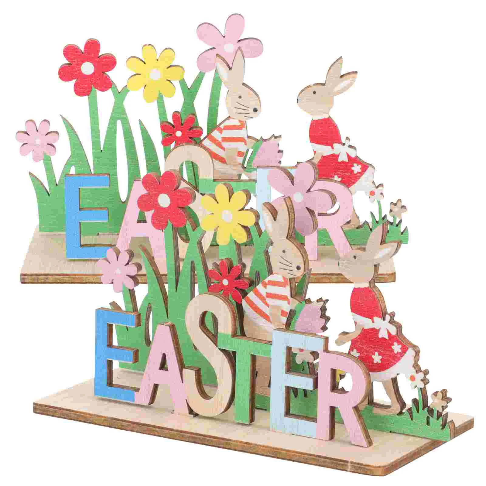 

2 Pcs House Ornaments Home Decor Adornos Para Office Decorate Easter Decorations