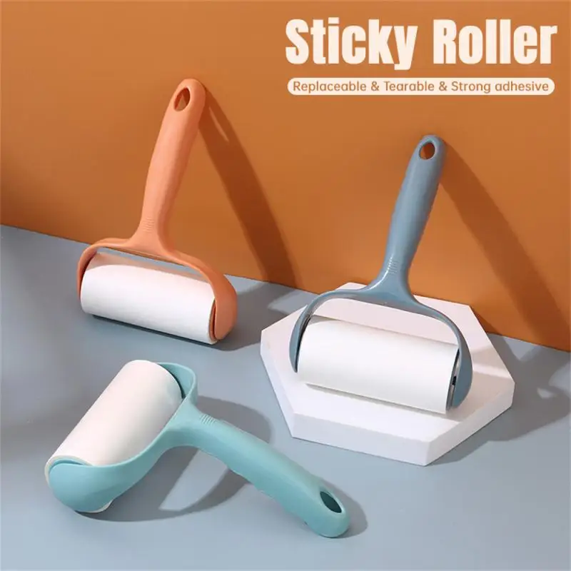 Dust Cleaner Replaceable Split Design Convenient Storage Roller Dust Cleaner Tousle Remover Household Dust Wiper Tools Portable