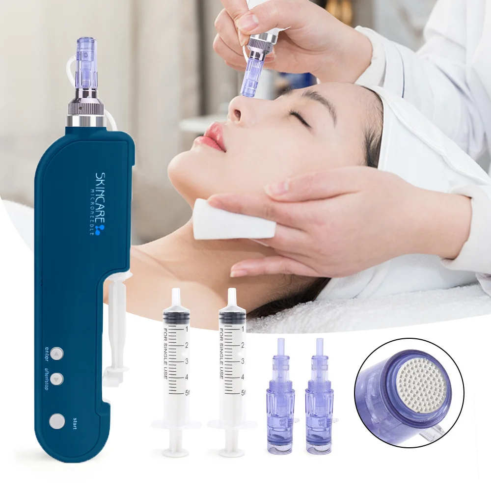

Mesotherapy Gun Facial Hydra Injector Microneedles Derma Pen Wrinkle Acne Removal Skin Rejuvenation Mesogun Face Beauty Machine