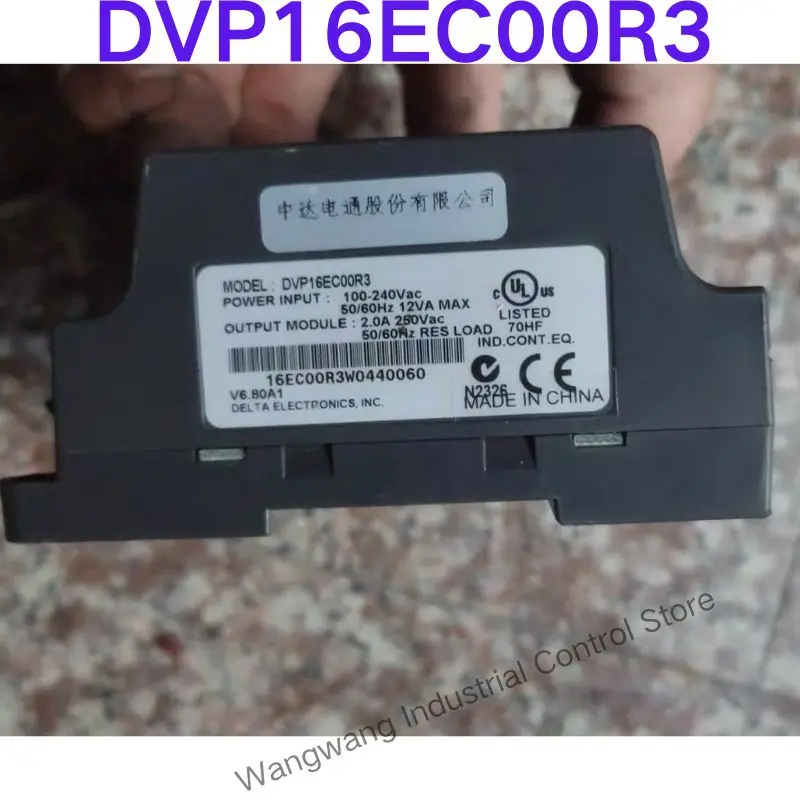 Б/у тест ОК контроллер ПЛК промышленного управления DVP16EC00R3