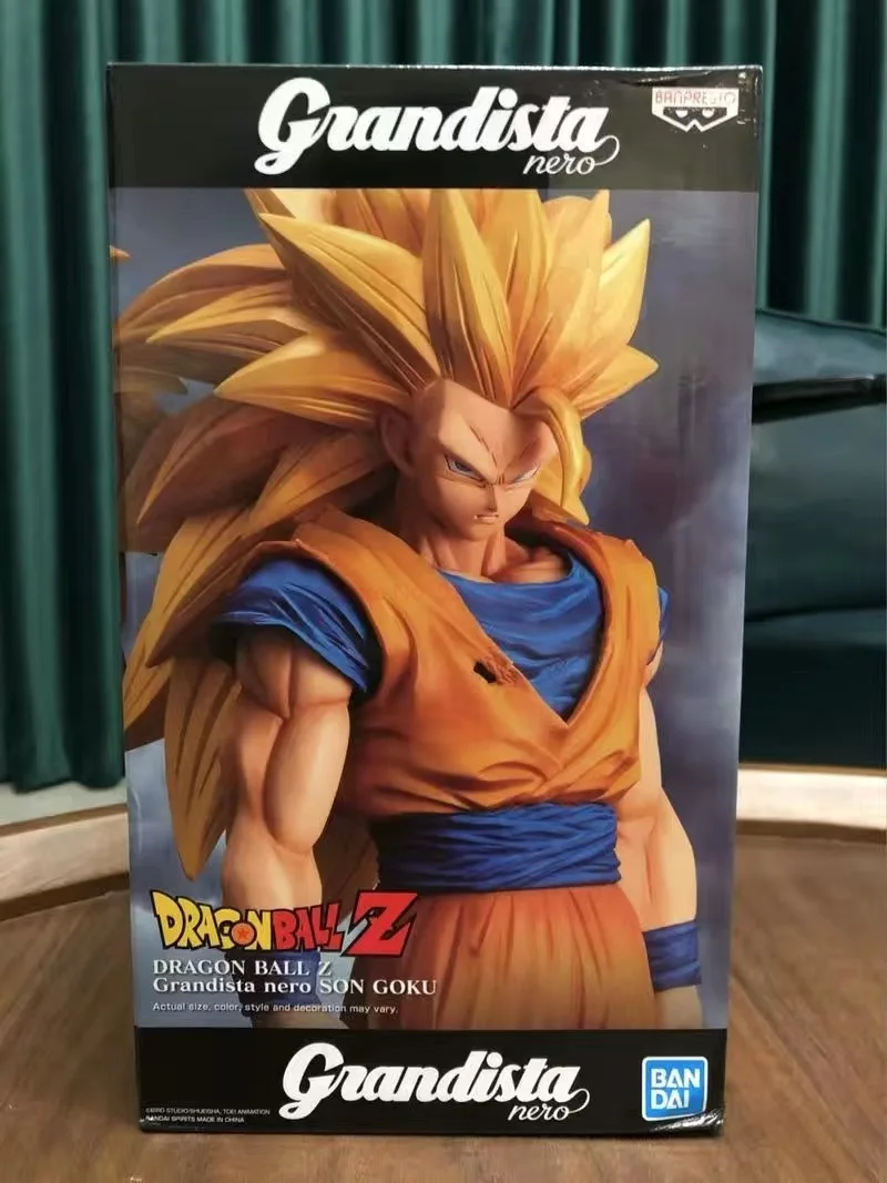 

33cm Anime Dragon Ball Z Son Goku Ssj3 Figures Super Saiyan 3 Goku Pvc Action Figures Collection Model Toy For Children Gifts
