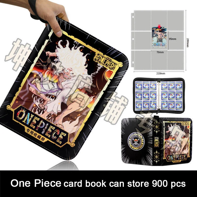 

400-900pcs One Piece Deluxe Collection Card Book Anime Album Book Game Hobby File Loading List Family Kids Toys Christmas Gift