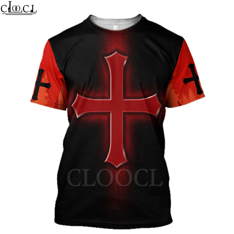 

HX Newest Christian Jesus Catholic 3D Print Men Women Fashion T-shirts Harajuku Clothes Tops Tee Shirts Tops Drop Shipping