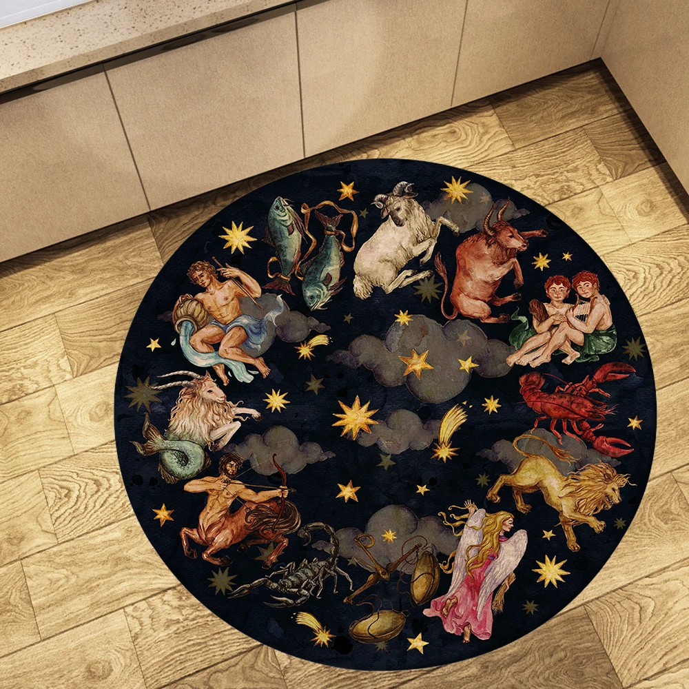 Круглый коврик в европейском стиле для гостиной 12 соревнований напольный