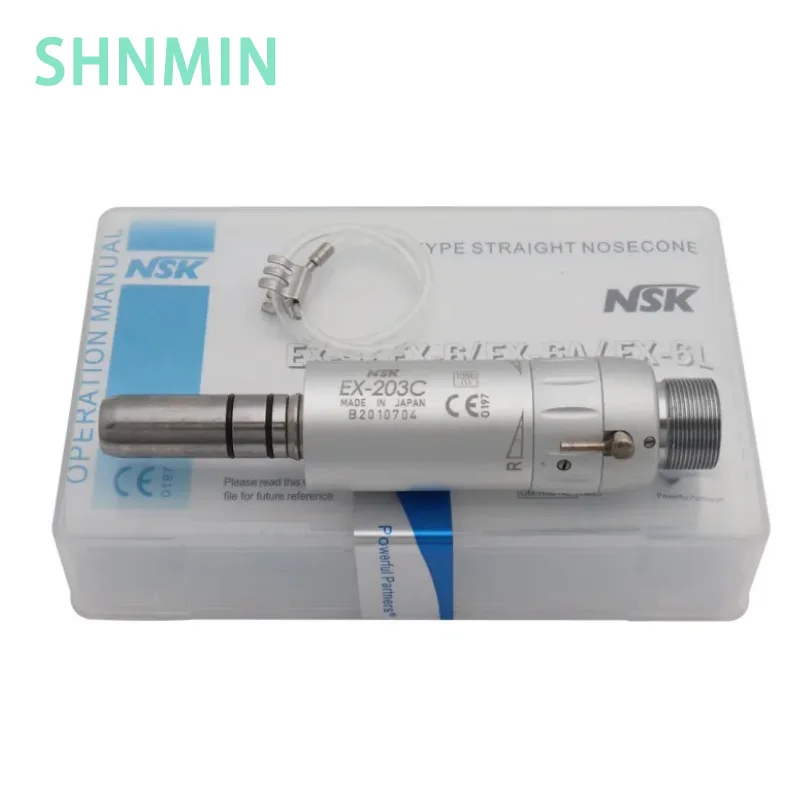 

Dental NSK Slow Low Speed Handpiece E-type 2 4 Holes NSK External Contra Angle Straight Handpiece Air Motor