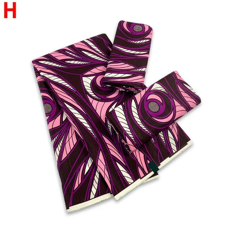 

100% хлопок, высококачественная ткань, 6 ярдов, Анкара, африканская модель, настоящая восковая ткань, Африканский стиль для шитья свадебного платья