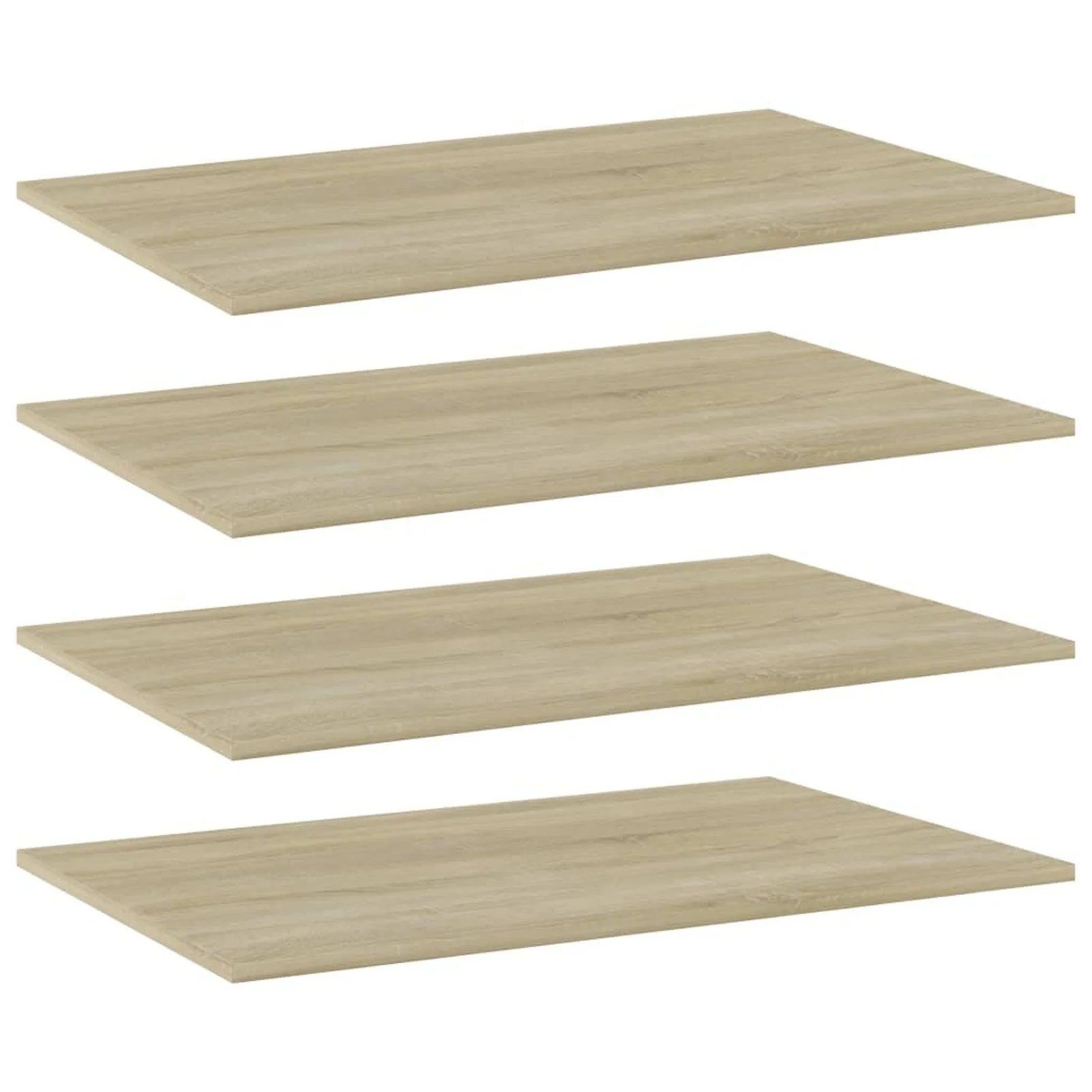 

Bookshelf Boards 4 pcs Sonoma Oak 31.5"x19.7"x0.6" Chipboard