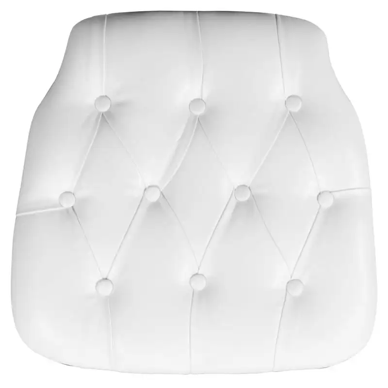 

Белая стеганная виниловая Подушка Chiavari для стула