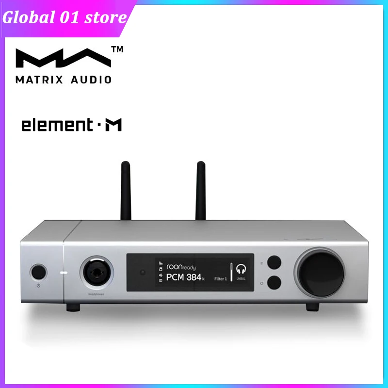 

Matrix element M ES9028Pro MQA Audio DAC USB HDMI 768kHz 22.4MHz HiFi Lossless Music Network Player Desktop Decoder