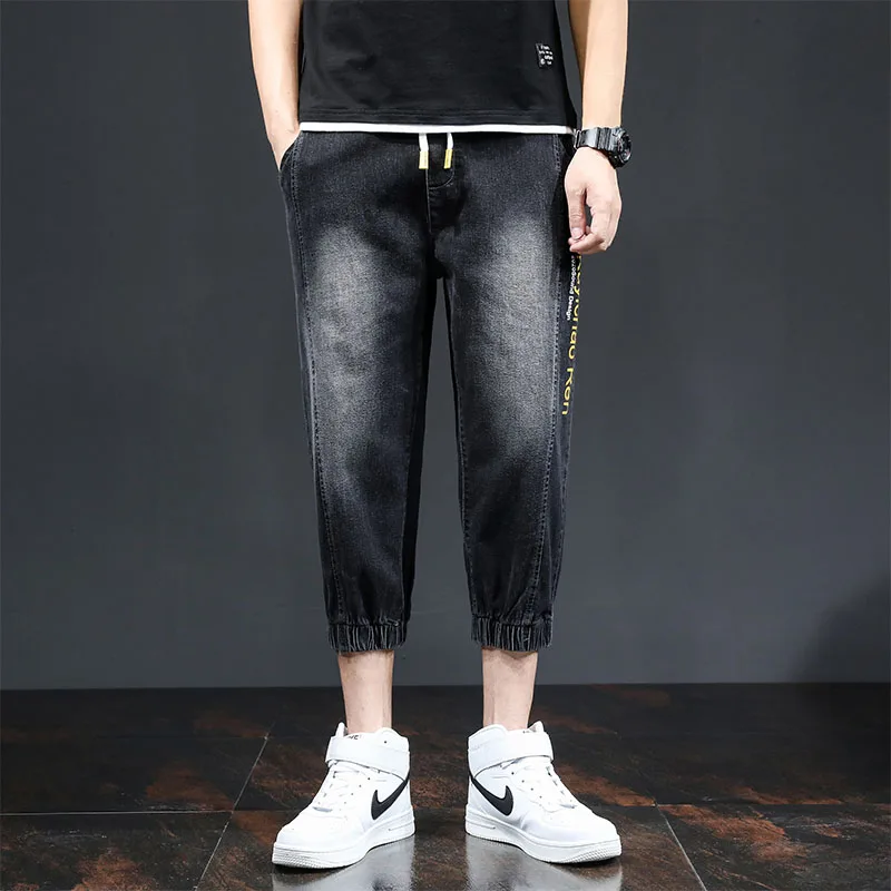 Casual Denim Shorts Men Loose 2022 New Fashion Brand Wear Summer Thin Teenage Boys