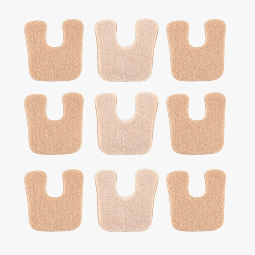 

12PCS Self-Adhesive Patches For Blisterss Blister Patches Wool Corn Pads U Shape Toe Protectors