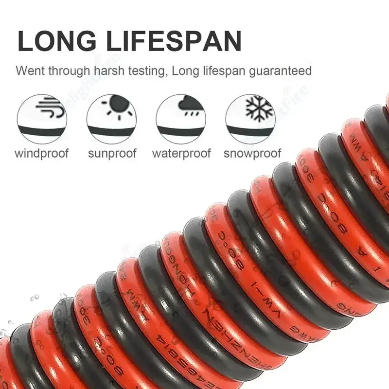 Кабель Электрический UL2468 гибкий медный кабель из ПВХ с 2 контактами 14/12/10/8AWG для