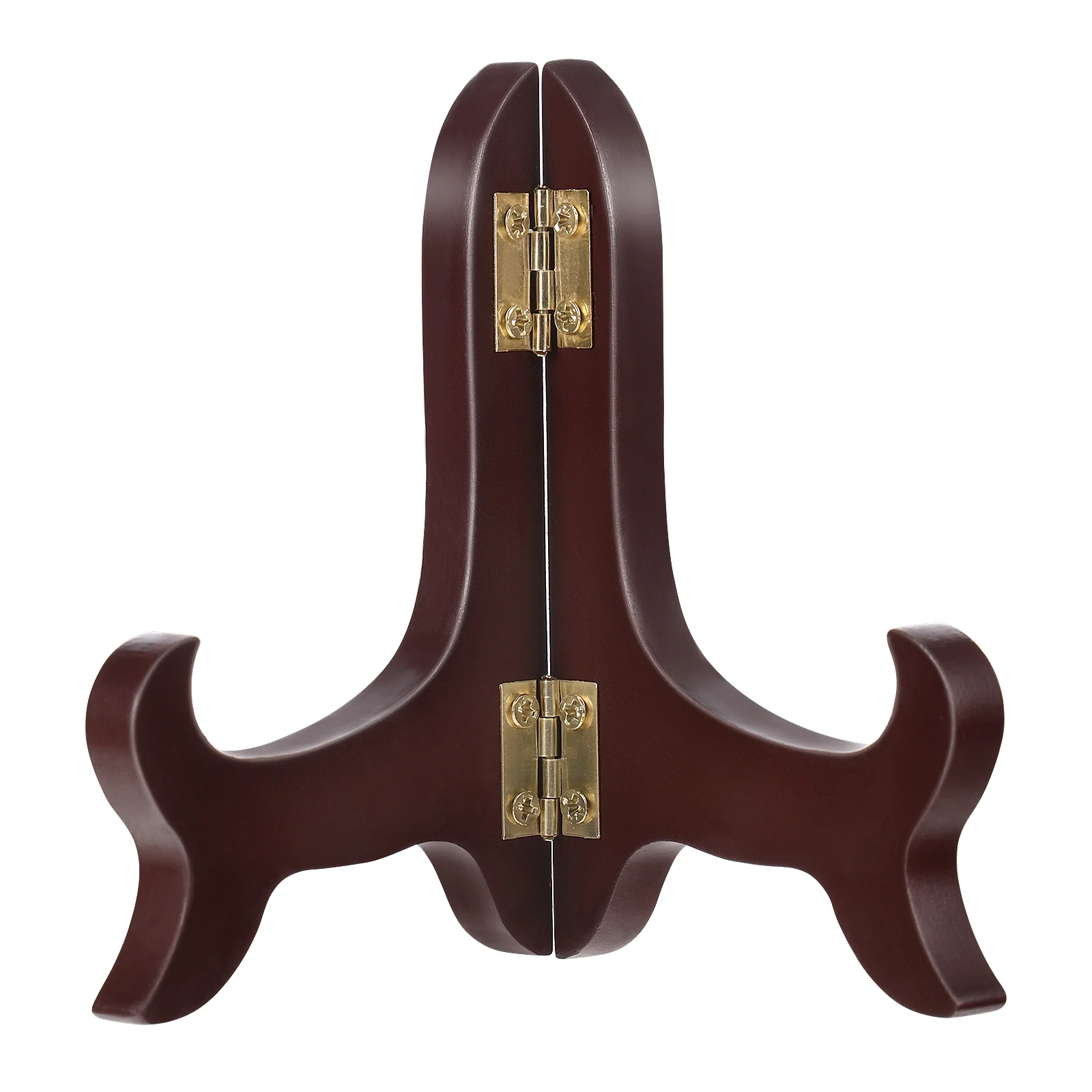 

Picture Stand Easel Holder Wood Folding Bracket Wooden Plate Display Foldable Pictures Tea Cake