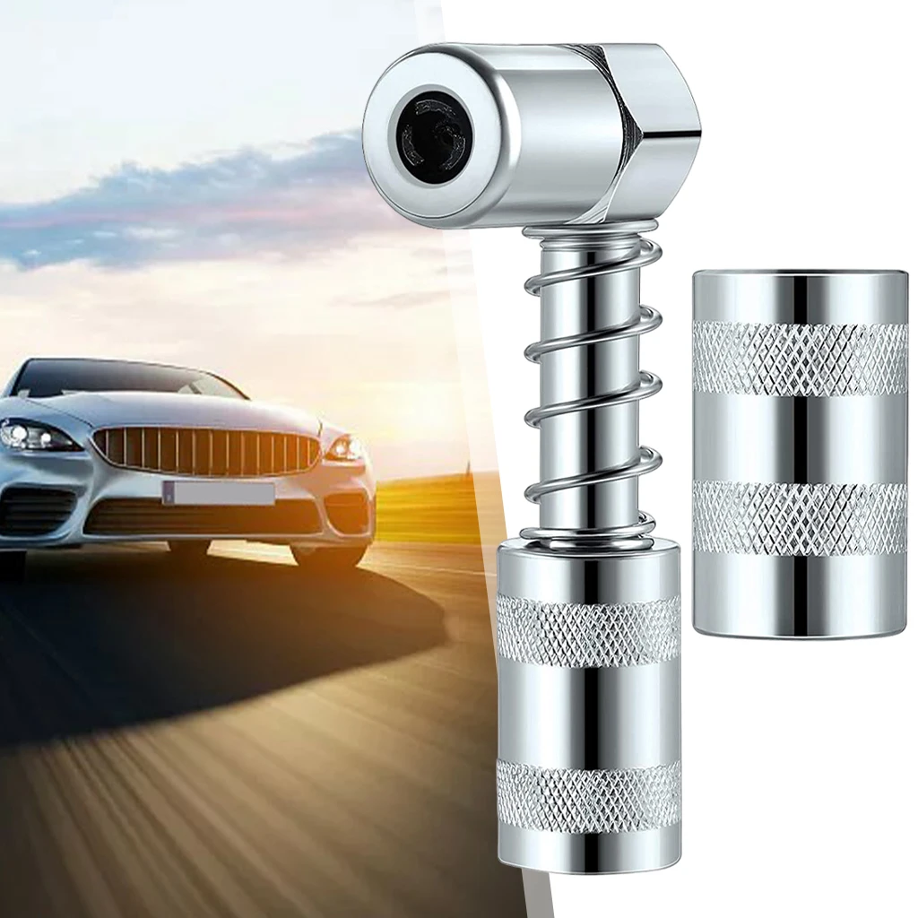 

90 Degree Grease Coupler Adapter Fitting Tool Coupler Grease Fitting Tool For Car Truck etc Sleeve Locks Coupler in Place