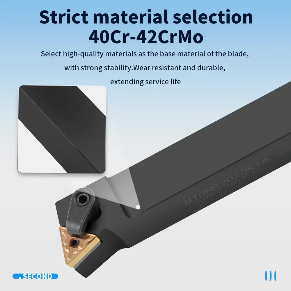 TAOPU Внешние токарные инструменты MTQNR1616H16 MTQNR2020K16 MTQNR2525M16 MTQNR2525M22 Токарный станок с