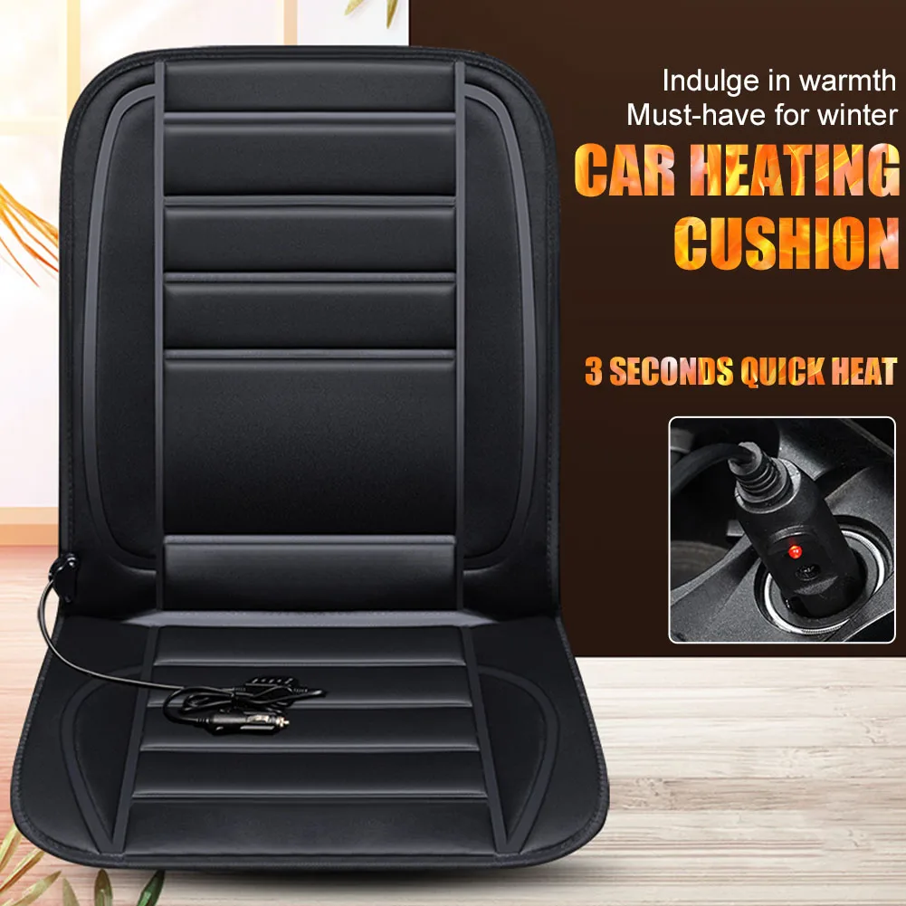 

12v Heated Car Seat Cover Universal Heating Electric Car Seat Cushion Hot Keep Warm Universal in Winter Electric Heating