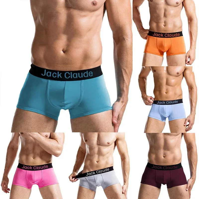 10Pcs/Lot Mens Underwear Boxers Men's Sexy Soft Underpants Boxer For Men Panties Comfortable boxeador bokserki Male Boxershorts
