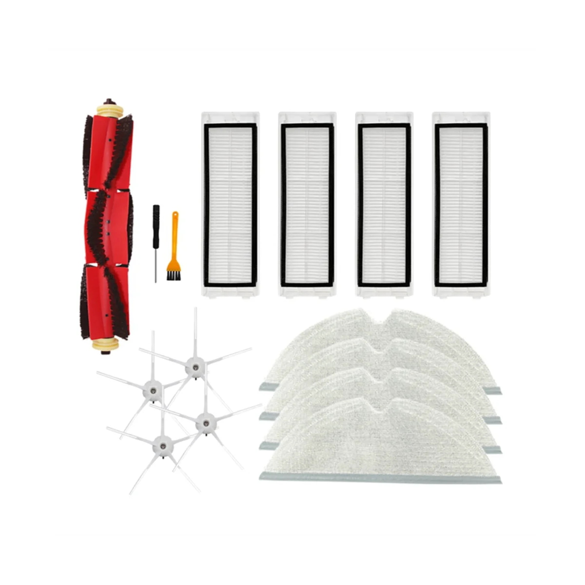 

Аксессуары для робота-пылесоса S5 T7Pro T6, основная и боковая щетки, Hepa фильтр, швабра