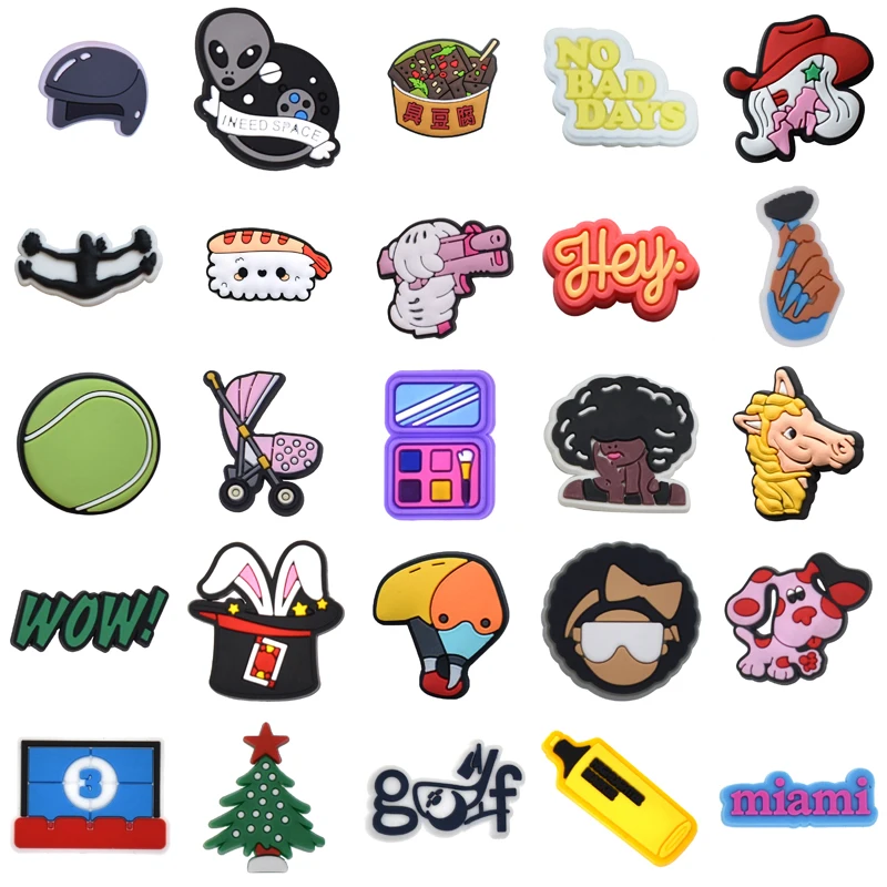 

Boy Women Charm Para Pins Shoes Accessories Girl Kids Gifts Wholesale Bulk Men Set Jeans Decorations for Croc Packs Shoe Charms