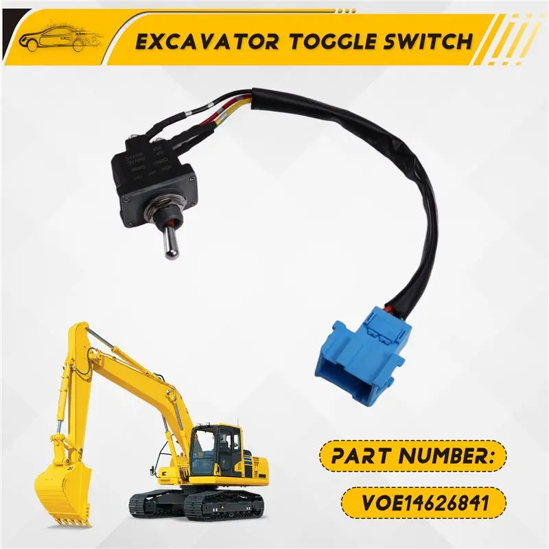 Фото Переключатель (тумблер) для экскаваторов Volvo EC200B, EC210B, EC240B, EC290B, EC360B, EC460B, EC700B, номер детали 14626841 №2