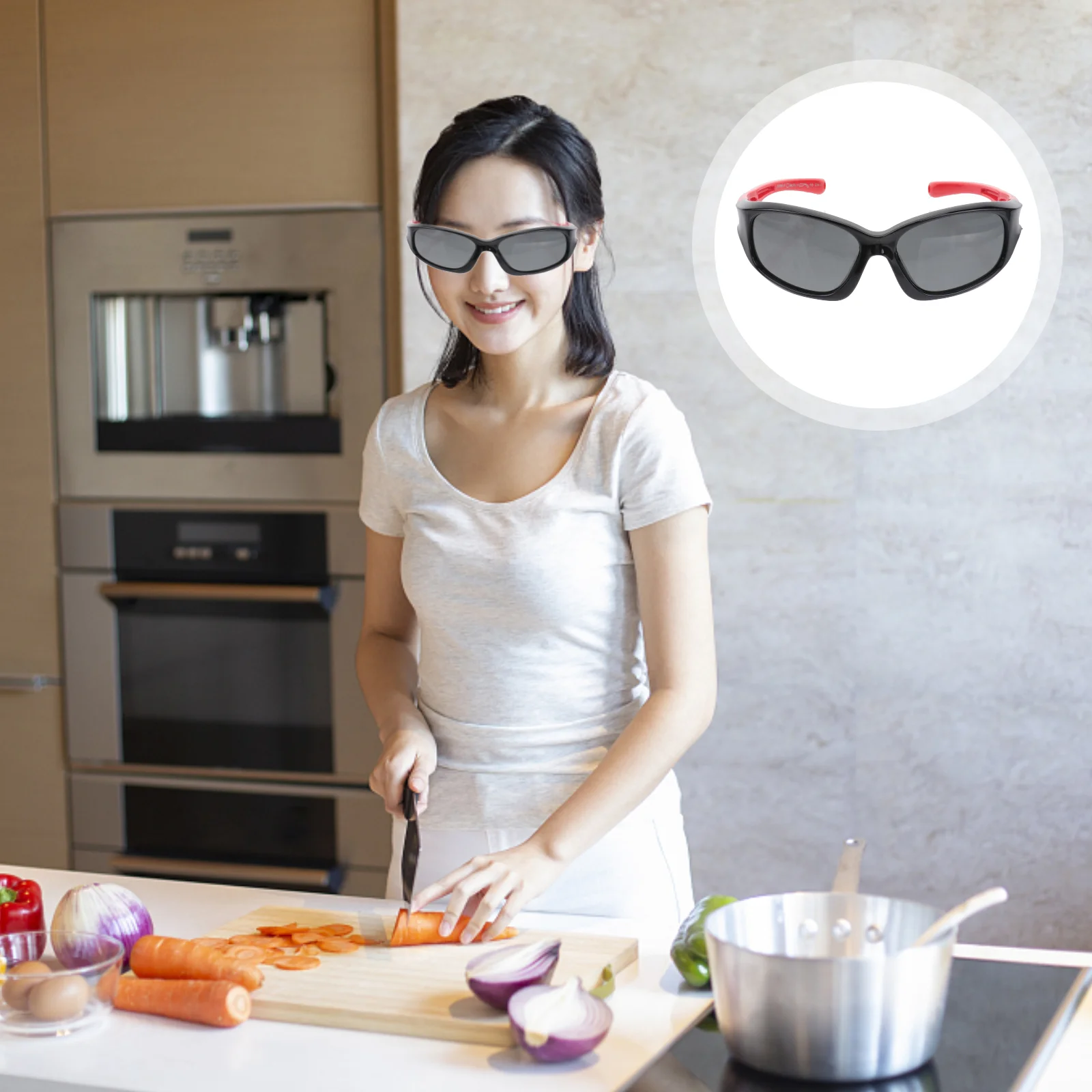 

Onion Goggles Glasses Tearless Grilling Glasses Kitchen Goggles Eyewears for Home Kitchen Outdoor