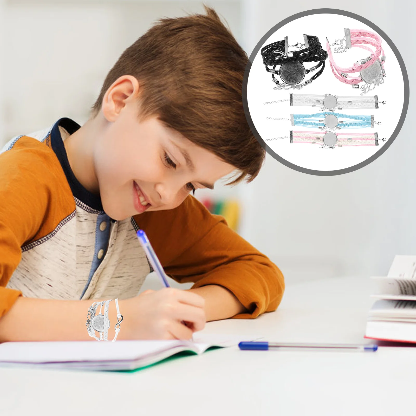 25 Pcs Sublimation Ornament Blanks Bangle Making Locket Bracelet Jewelry Bracelets Bulk Jewelries Adjustable DIY Material