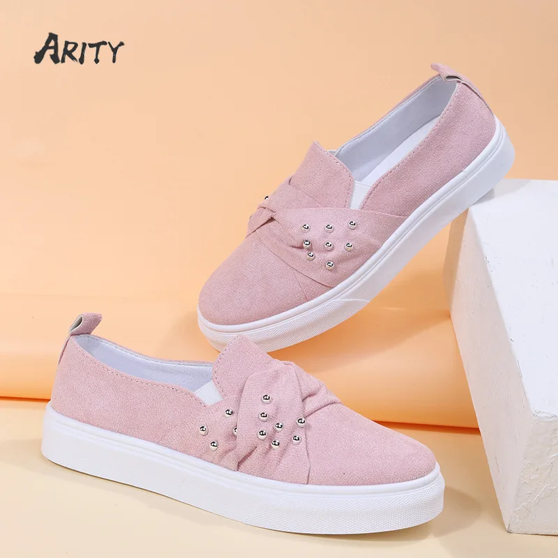 

Korea Women Flat Shoes Platform Cloth Loafers Elastic Shallow Casual Ladies Soft Vulcanized Shoes Slip on Shoes for Women