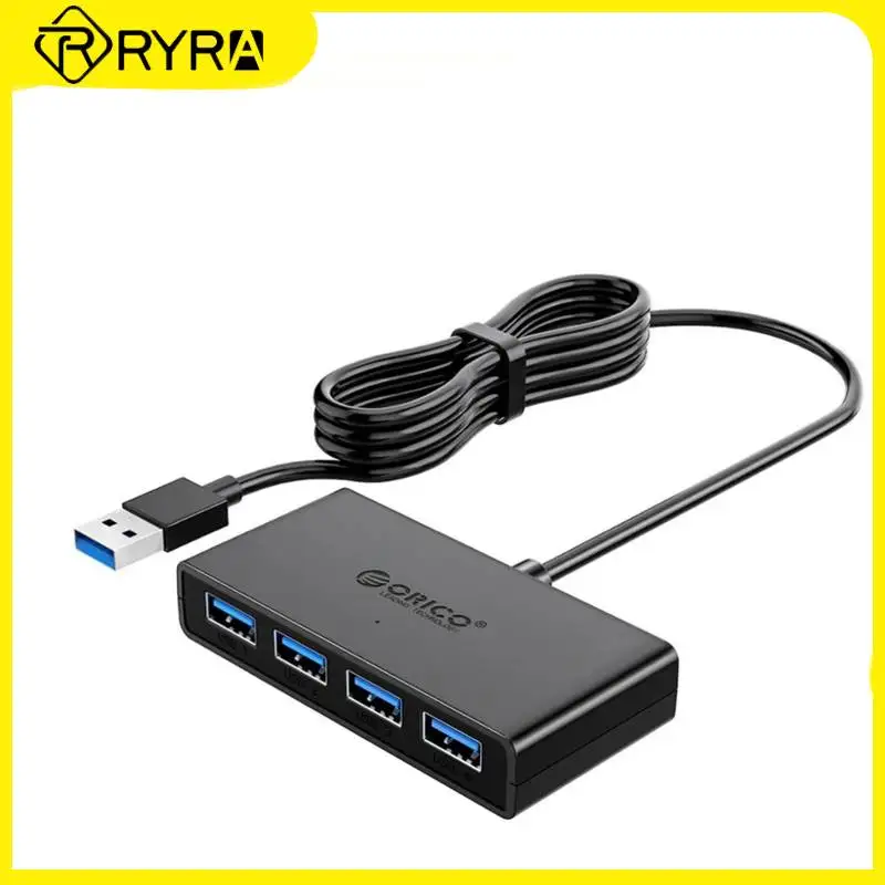 

RYRA 5 Гбит/с USB 3,0 концентратор 4 порта Высокоскоростной разветвитель адаптер Многофункциональная док-станция для ПК