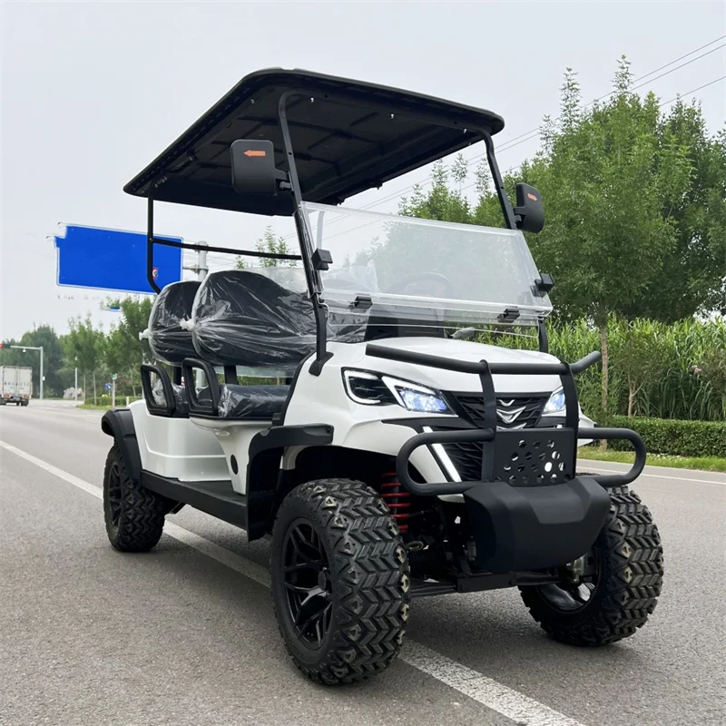 2025 Лидер продаж 4 человека 72 В электрические подъемные тележки для гольфа