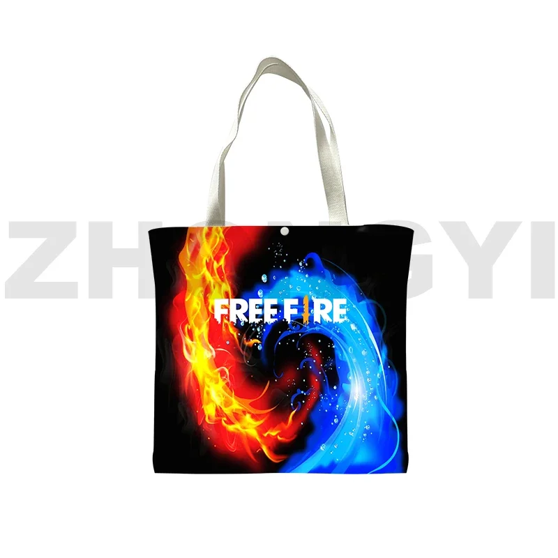 Популярные сумки 3D Free Fire Garena дорожные сумки-тоут для женщин сумка через плечо в