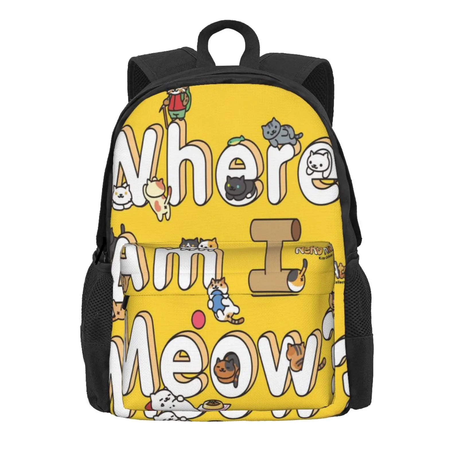 

Рюкзак для ноутбука Neko atмэ Китти, сумка для школы и путешествий, аниме, 1 шт.