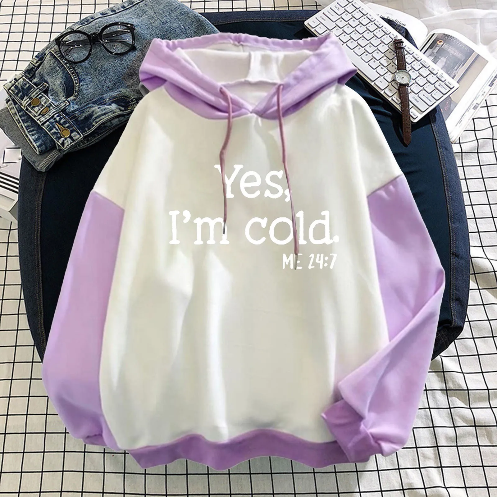 

Женская толстовка с длинным рукавом, с принтом