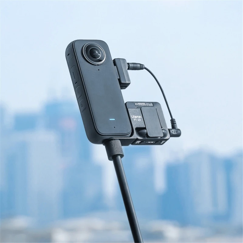 

Camera Microphone Adapter Insta360 One Extrenal Microphones 3.5mm USB C Firmly Fixed Adapter