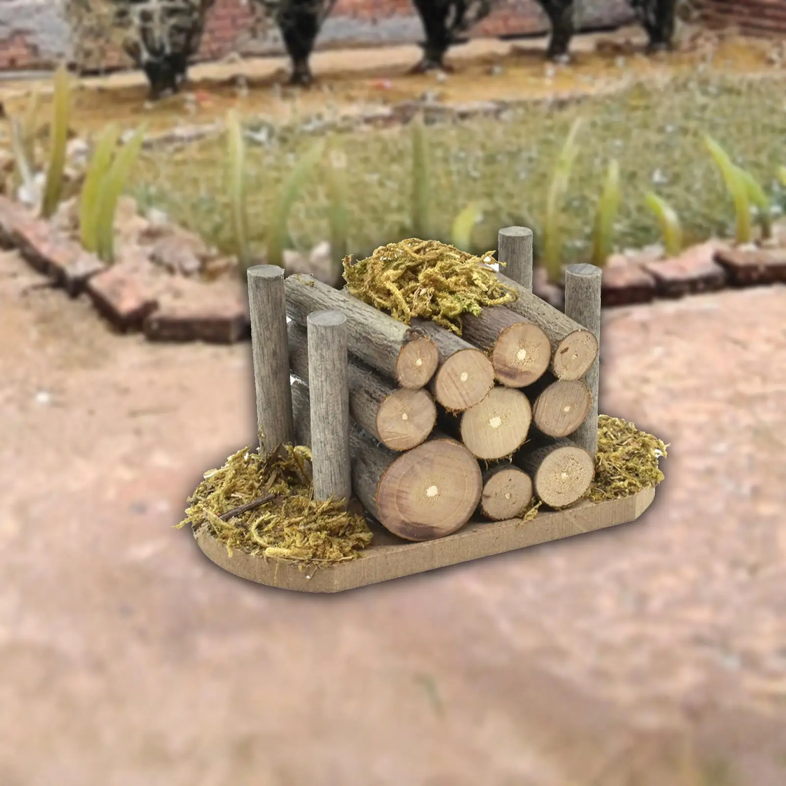 Масштаб 1:12 миниатюрный кукольный домик куча дров уличное украшение для на