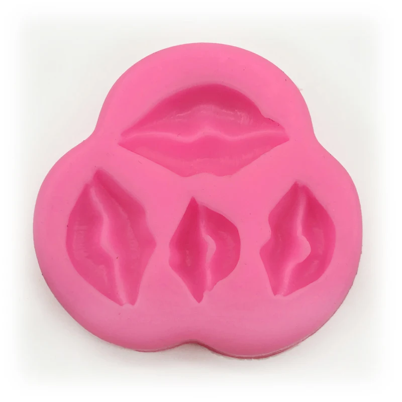 Lips Silicone Mould Fondant Chocolate Making Tool Cake Dessert Decoration Baking Jelly Candy Pudding Kiss Mold images - 6