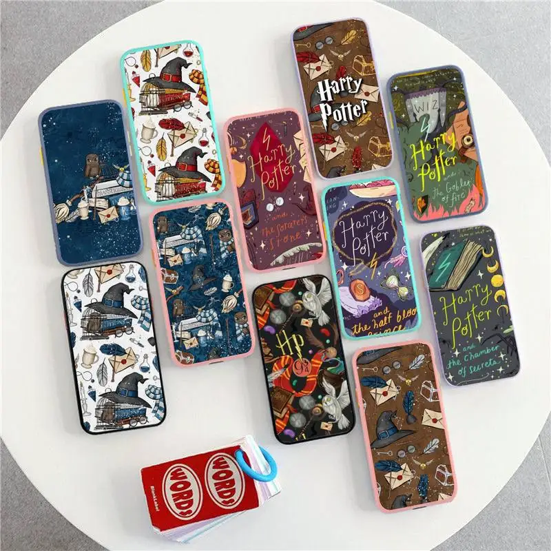 

Movie Harries Phone Case for iPhone X XR XS 7 8 Plus 11 12 13 pro MAX 13mini Translucent Matte Case