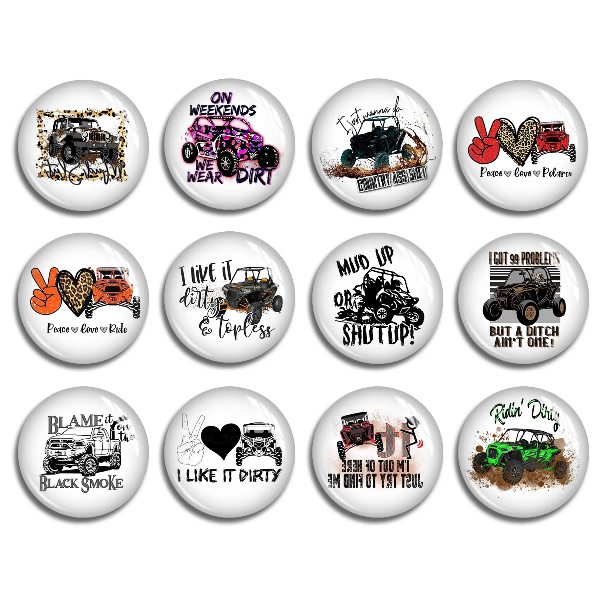 

Dirty Ride Cabochon, Mud Up Truck Image Round/ Oval/ Teardrop Glass Dome , 10mm 12mm 25mm 40mm 10x14mm 13x18mm 20x30mm DIY Beads