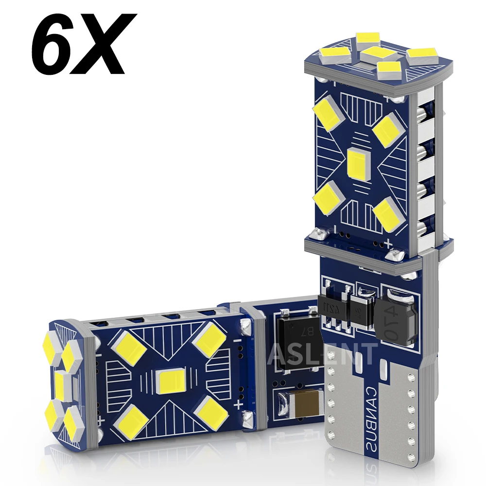 Новые супер ярсветодиодный светодиодные лампы T10 W5W 6 шт. диагональ 168 501 2825