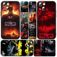 cool superhero batman for apple iphone 13 12 11 mini 8 7 6 5 xs xr x se 2020 pro max plus black phone case funda capa